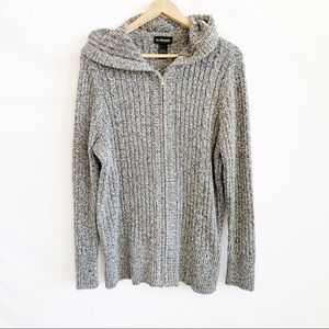 LANE BRYANT Sweater Gray Hoodie SIZE 18/20.